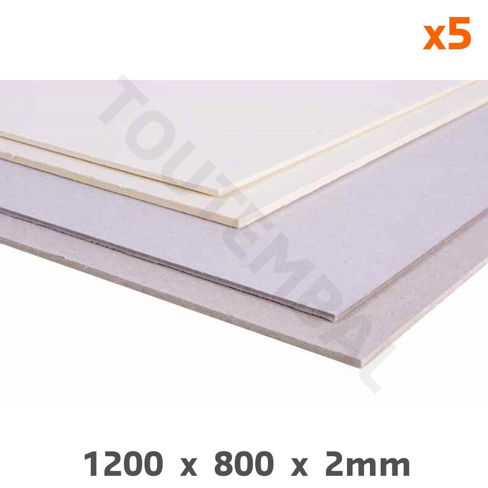 Carton compact gris de grande taille 1200x800 mm plaque de carton rigide 2mm pour maquette