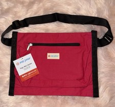 Yogi junior Yoga Mat Carrier Pink Canvas Zipper Bag With Adjustable Strap NEW