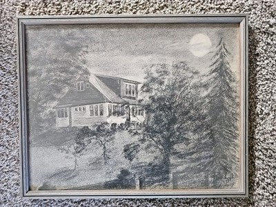 Paul Saari Charcoal Drawing 1937
