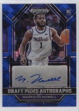 2023 Panini Prizm Draft Picks Blue Ice 66/75 Markquis Nowell #DPA-MNW Auto 5b1