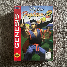 SEGA Virtua Fighter 2 Sega Genesis Complete Box Manual Multiplayer T NTSC-U/C