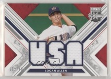2019 Elite Extra Edition USA National Team Materials Black /499 Logan Allen fm0