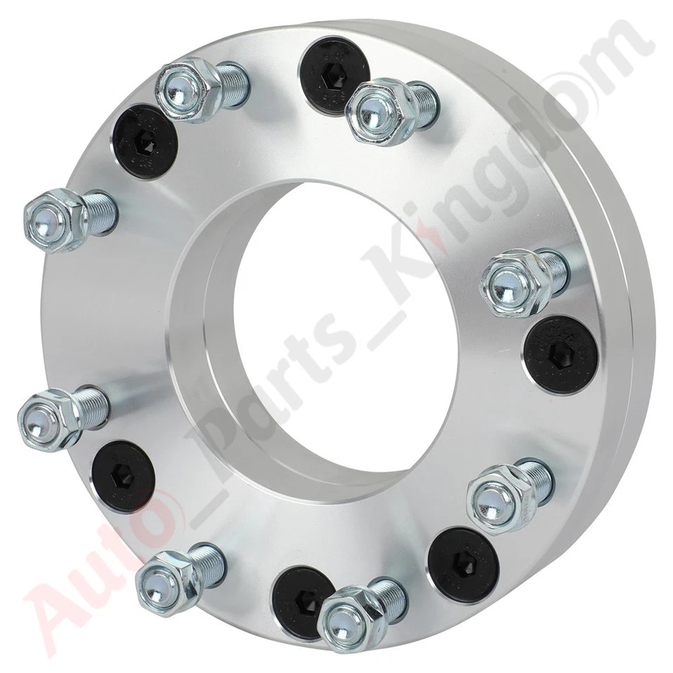 4p 2" Wheel Adapters 6x5.5" to 8x180mm For Chevrolet Silverado GMC Sierra 6Lugs - Image 4 of 4