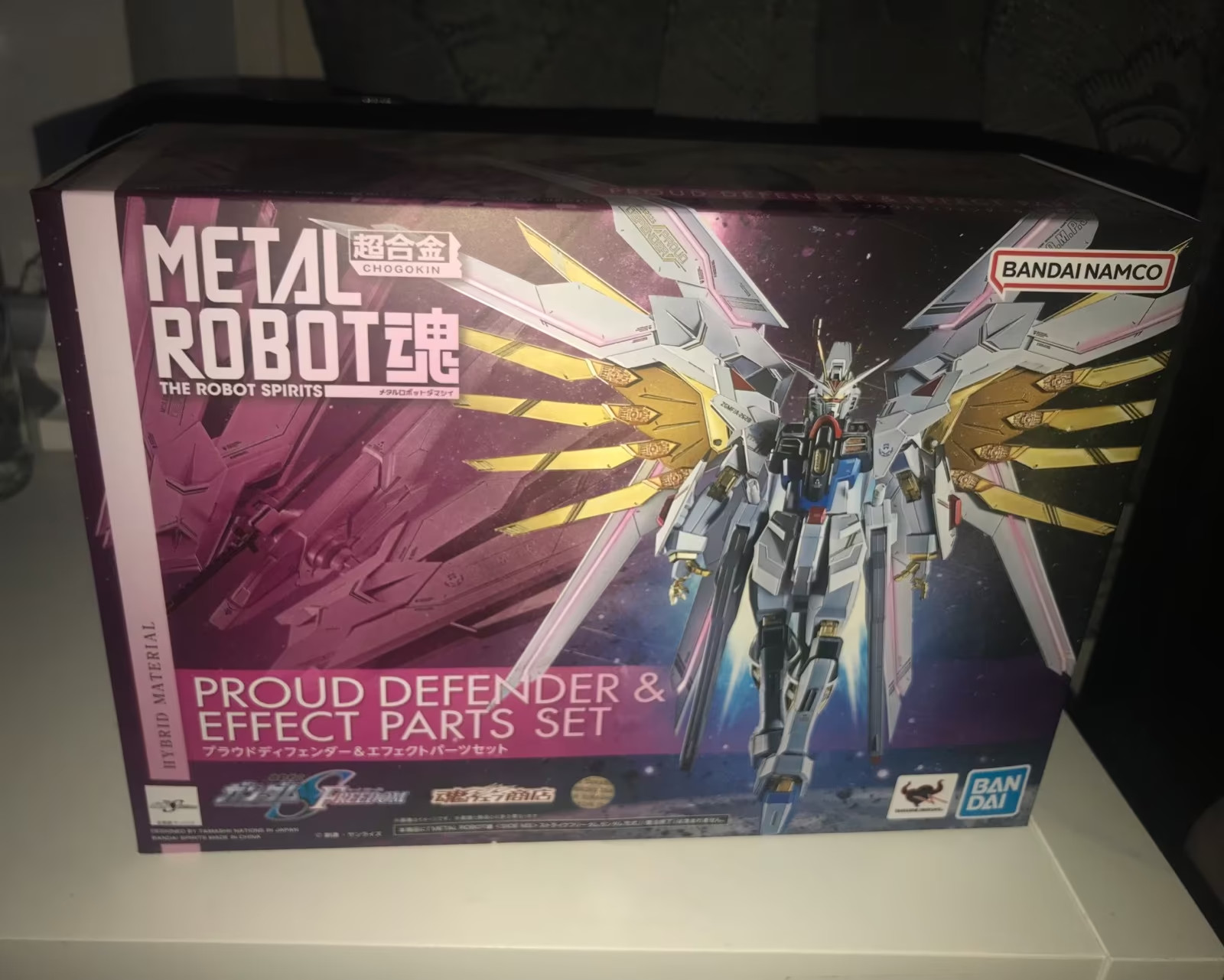 Juego de piezas Mobile Suit Gundam semilla Freedom Proud Defender & Effects