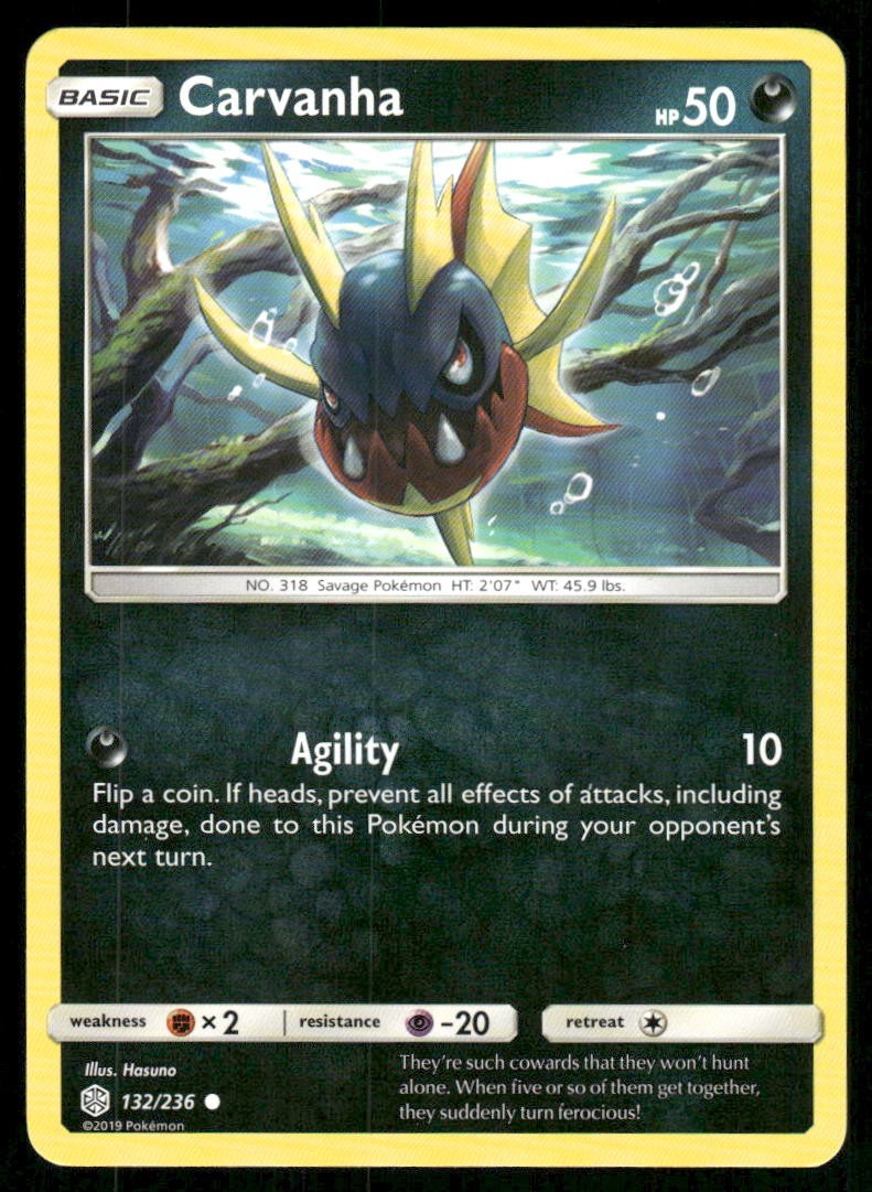 Pokémon TCG Pokémon Carvanha Common Regular
