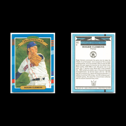 Roger Clemens Lot 9 Baseball Cards 1988 Donruss Baseballs Best Boston Red Sox NM - Picture 4 of 11