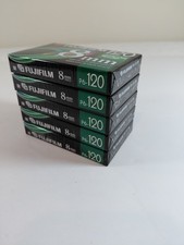 New Sealed FujiFilm P6-120 8mm Video Cassette Tapes Lot of 5 - 120/240 Min