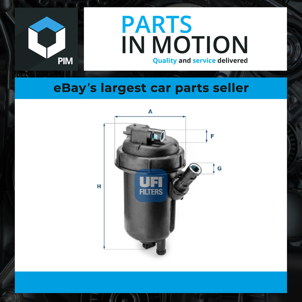 UFI Fuel Filter OPEL,VAUXHALL 55.152.00 13204107,813042 - Image 6