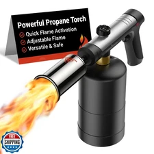 ThermoMaven Propane Torch with One-Touch Max Fire, Cooking Blow Torch Gun wit