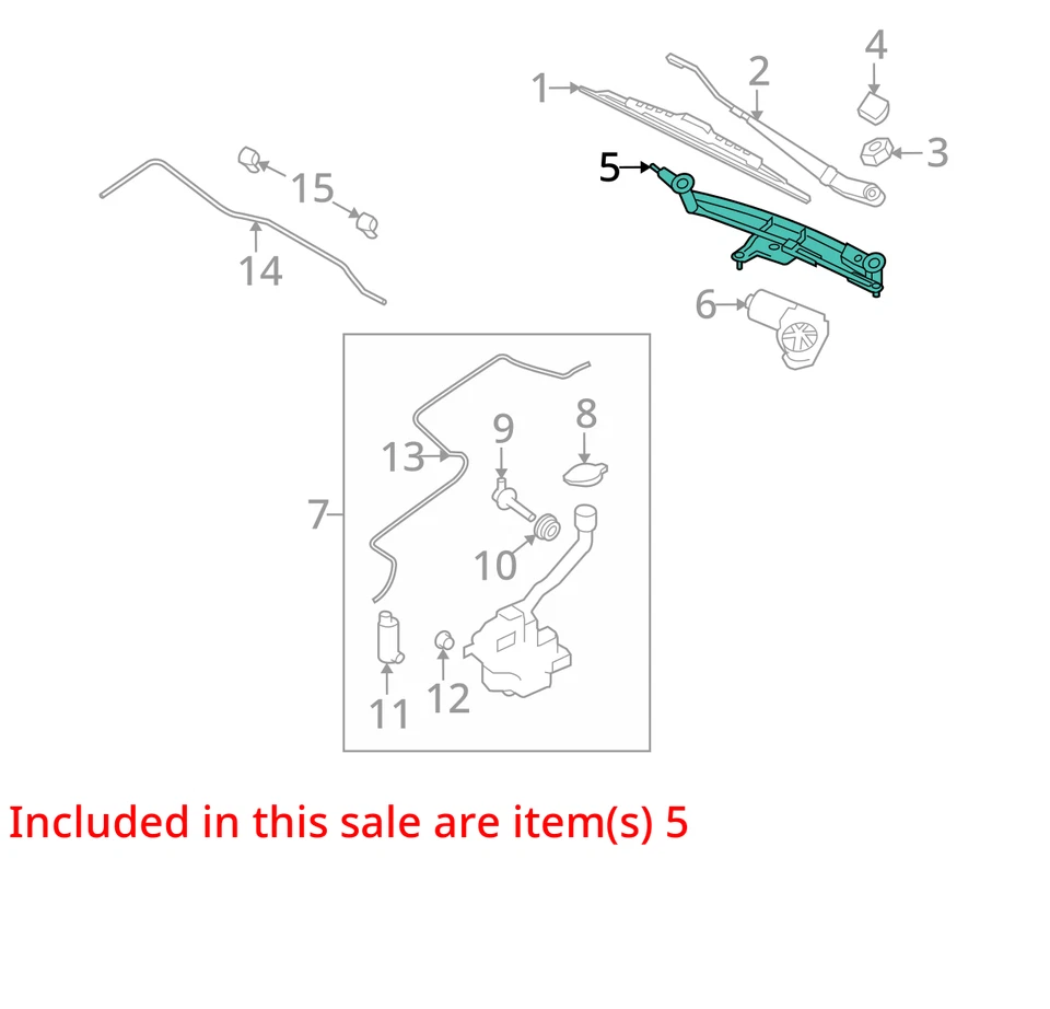 Lincoln MKS 2010 limpiaparabrisas transmisión OEM 71 k millas - LKQ392746813 Foto 4 de 4