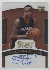 2014 Panini Select Rookie Signatures Copper Prizm 48/49 Shabazz Napier Auto 2ct