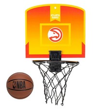 Franklin Sports NBA Atlanta Hawks Mini Over The Door Basketball Hoop - Kids...