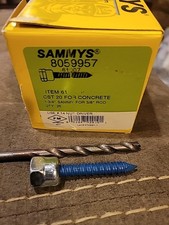 Sammys 3/8 x 1-3/4 Threaded Rod Hanger for Concrete 8059957 box of 25