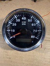 85mm Tachometer 3000 Rpm Tacho Sensor With Lcd Hourmeter For Car Boat 12v24v 85mm Tachometer 3000 Rpm Tacho Sensor With Lcd Hourmeter For Car Boat 12v24v