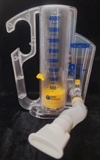DHD HEALTHCARE COACH 2 Volumetric Incentive SPIROMETER 4000 ml Exerciser