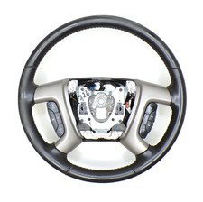 Chevrolet Gmc 07-14 Tahoe Yukon Steering Wheel Black Ebony Leather