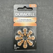 Duracell Hearing Aid Battery Pack - 8 Batteries/pack. Buy More Save Exp 2029