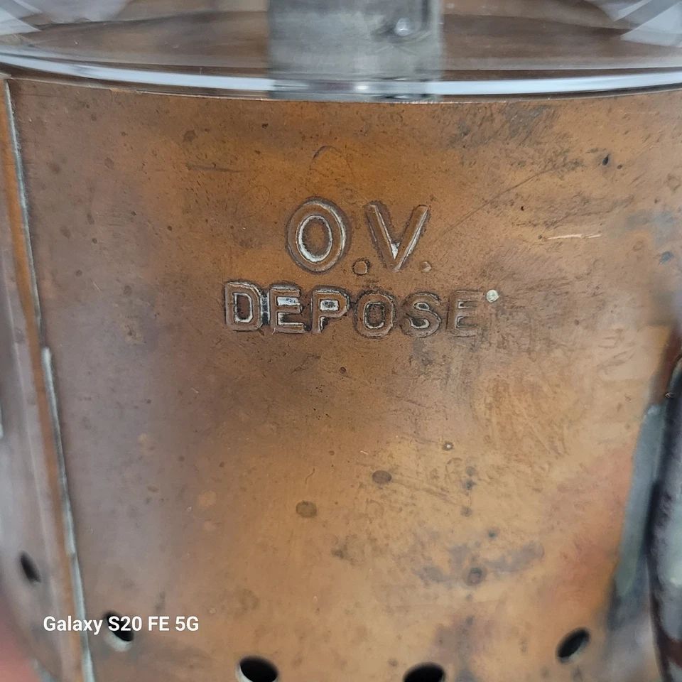 Lampe Lanterne De Marine Bateau Ancienne 0 V Déposé   - Photo 3/4