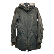 Wmns LULULEMON Dark Olive Green Apres Run Anorak Zip Up Hoodie Jacket Sz 6
