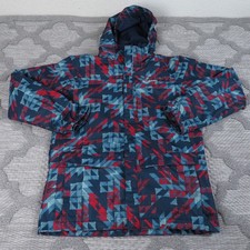 Columbia Boys Bugaboo II 3 in 1 Interchange Jacket Blue/Red Camo Youth XL 18 20