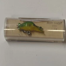 Vintage Eddie Pope Fly Rod Hot Shot In Rare Coffin Box 703 Frog Lure 