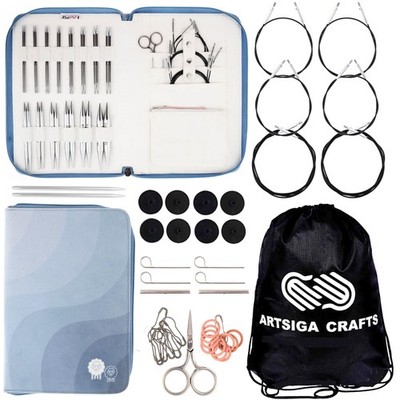 KnitPro Nova Grande 5-Inch Interchangeable Circular Knitting Needle Set