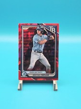 Brayden Taylor Red 2/5  - 2024 Bowman Chrome Sapphire - Rays - 19th Overall