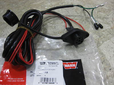 WARN 69648 Replacement Remote Control Plug Recepticle ATV UTV Winch Harness Wire