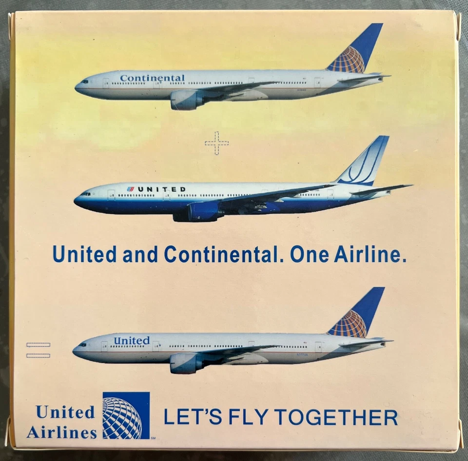 CONTINENTAL Airlines 1/500 - Boeing 777-200 N78008 - NEUF - Photo 2/4