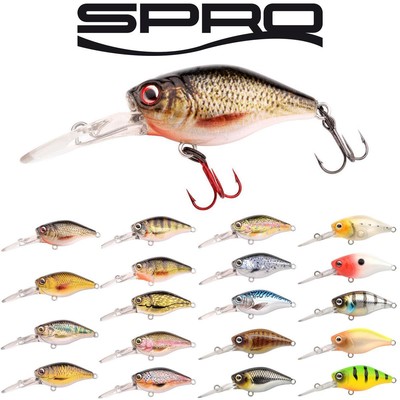 Spro Ikiru Mini Crank 38F LL | Crankbait Wobbler Barsch Forelle 0,8m Tauchtiefe