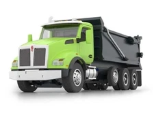 Kenworth Green T880 Rogue Dump - Green Diecast 1:64 DCP First Gear 60-1413