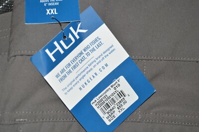 huk mens lowcountry 6” shorts chino fit adjustable waistband color