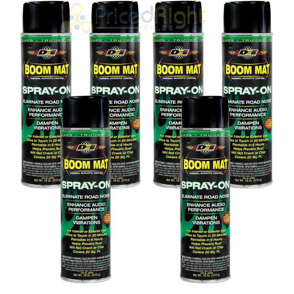 Sound Deadening DEI Boom Mat Spray On 6 Pack Enhance Audio Eliminate Road Noise Foto 2 de 4