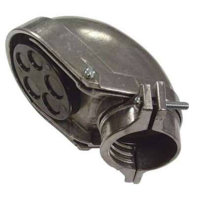 Raco 2404 Emt/Imc Cap, 1 In, Snap-On, Aluminum, Plain, Natural