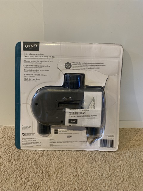 orbit 58910 programmable hose faucet timer