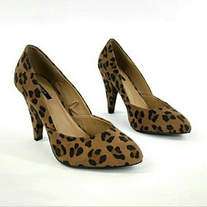 forever 21 leopard heels