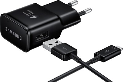 Samsung Schnellladegerät EP-TA20 + USB-C Kabel schwarz*