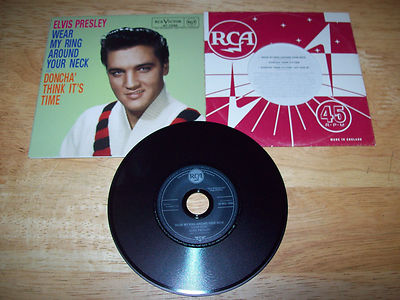 RARE Elvis Presley IMPORT CD Wear My Ring Around Your Neck/Doncha Think Its Time