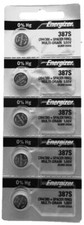 5 Energizer 387S Bulova Accutrom Watch Batteries Zero mercury