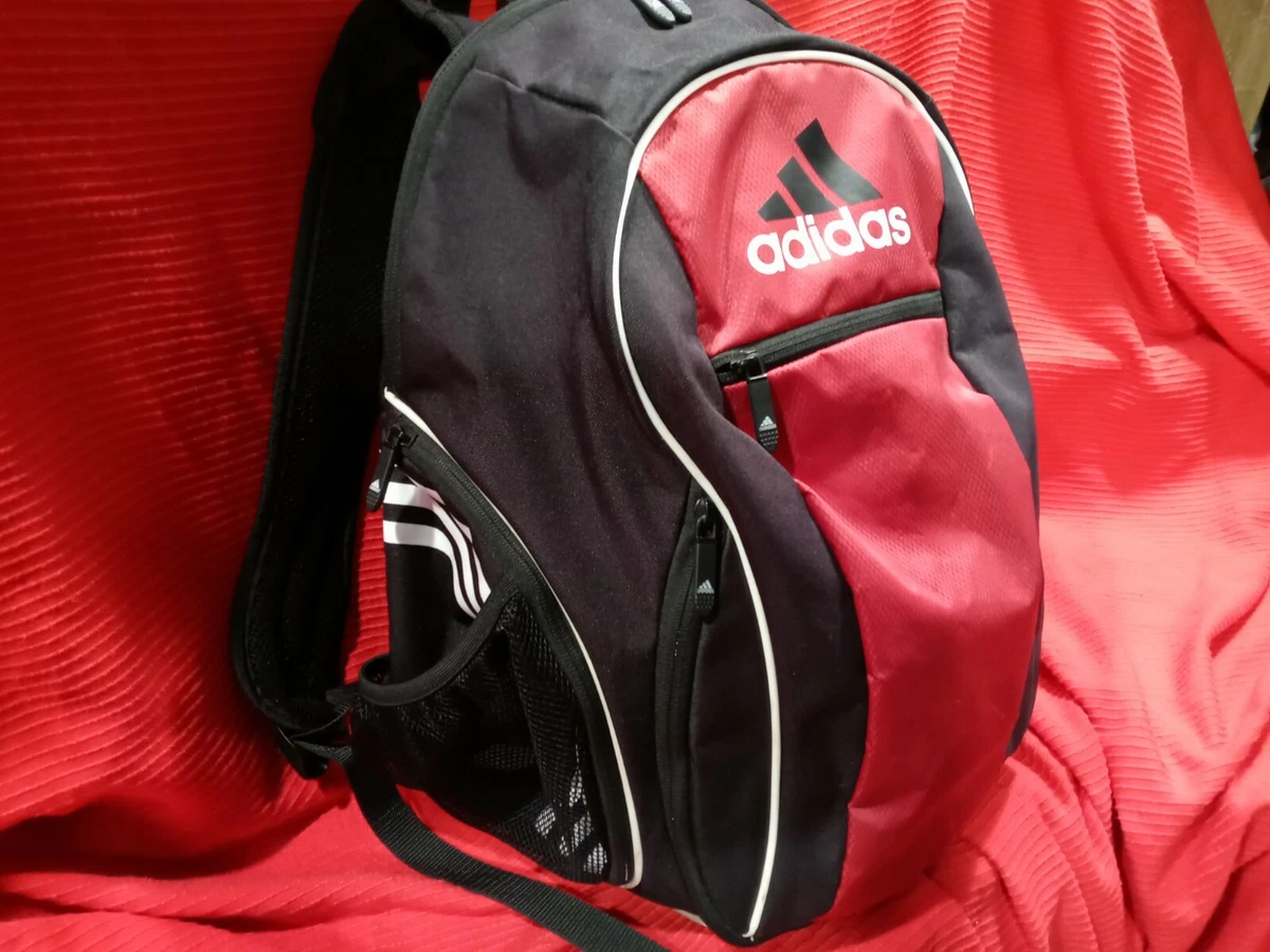 adidas red soccer bag