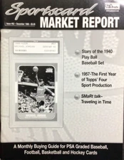 SPORTSCARD MARKET REPORT ~ Dec. 1998 ~ Michael Jordan cover ~ REAL NICE SHAPE!!!