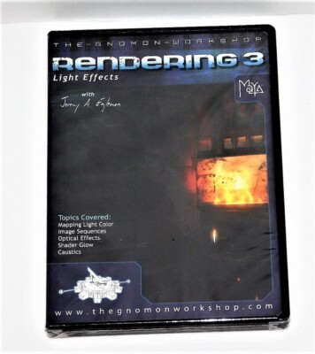 The Gnomon Workshop RENDERING 3:Light Effecs DVD ~new/sealed~
