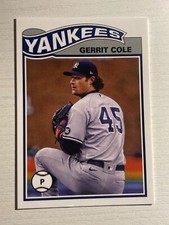 2021 Topps UK Edition 1978-79 Redux Parallel Gerrit Cole Yankees SR20