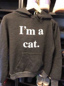 cat cuddle hoodie