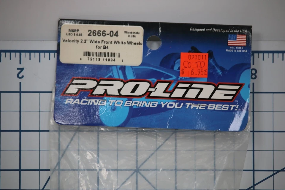 Proline Velocity 2.2" Wide Front  Wheels for B4 # 2666-04 Sealed In The Bag - Image 3 of 4