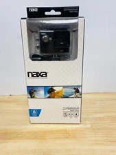 Naxa Waterproof HD Action Camera with 6 mounting accessories included