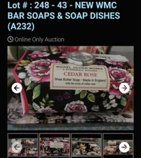 Michel Design Works Lg Fragance Soap Cedar Rose