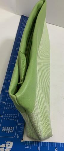 Estée Lauder Light Green Make Up Cosmetics Bag Zipper GnuFashion - Picture 12 of 12