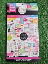 Brand New The Happy Planner Classic Punch Today In the Face Stickers 542 Pieces