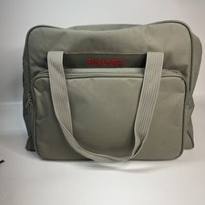 Singer Universal Sewing Machine Tote Storage Case Carry Bag Excellent Green